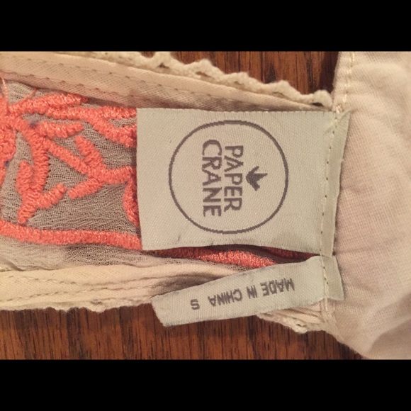 Fun breezy boho top! Size S by Paper Crane - Picture 5 of 11